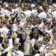 Hockey: NHL Finals: Pittsburgh Penguins players victorious with Stanley Cup on ice after winning game and series vs San Jose Sharks at SAP Center. Game 6.
San Jose, CA 6/12/2016
CREDIT: David E. Klutho (Photo by David E. Klutho /Sports Illustrated/Getty Images)
(Set Number: SI11 TK1 )