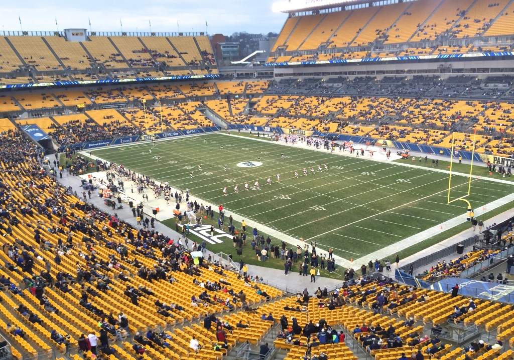 Kickoff: Pitt-Syracuse, 3:32 p.m., 45 degrees, cloudy. -- DEJAN KOVACEVIC